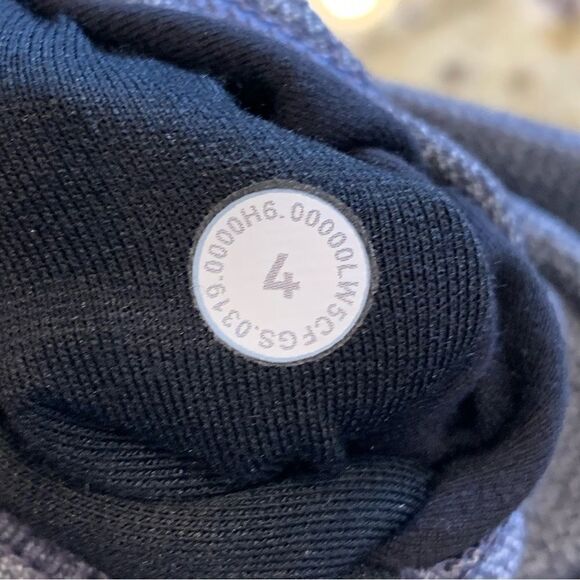 Lululemon Align Pant II 25" Mini Heathered Herringbone Black White Size 4 - Picture 6 of 8